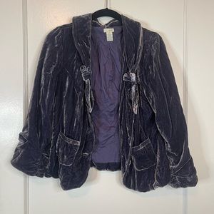 Anthropologie Odille Blue Jacket Blazer
